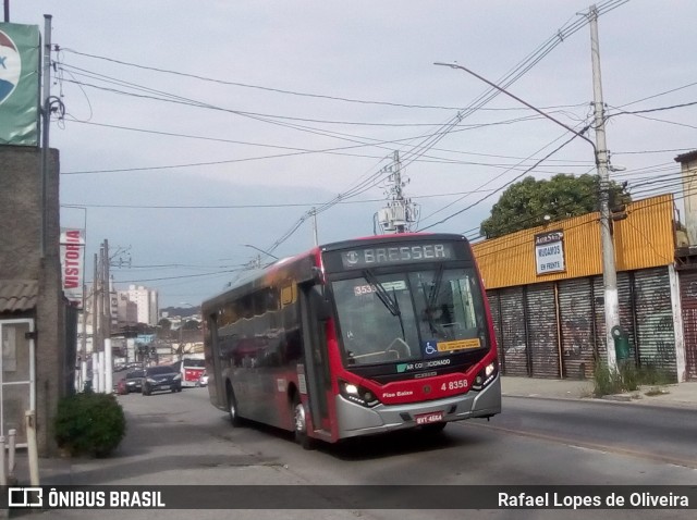 Express Transportes Urbanos Ltda 4 8358 na cidade de São Paulo, São Paulo, Brasil, por Rafael Lopes de Oliveira. Número da foto: #8827223.