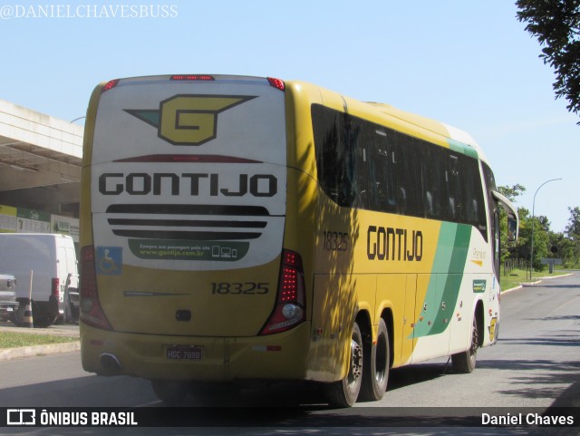 Empresa Gontijo de Transportes 18325 na cidade de Brasília, Distrito Federal, Brasil, por Daniel Chaves. ID da foto: 8828051.