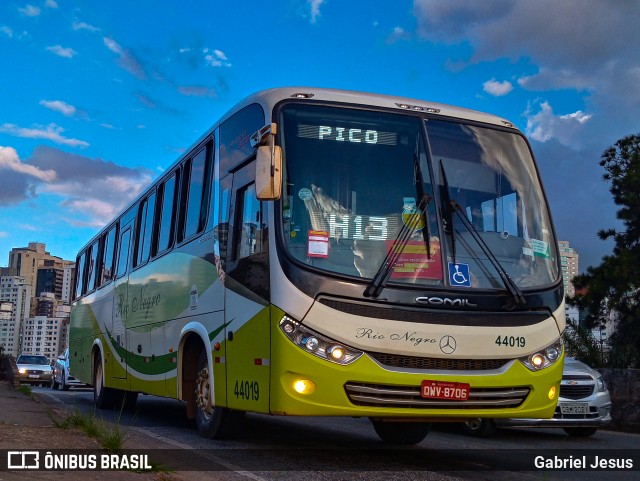 Rio Negro Fretamento e Turismo 44019 na cidade de Belo Horizonte, Minas Gerais, Brasil, por Gabriel Jesus. ID da foto: 8825509.