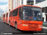 Auto Viação Redentor HE841 na cidade de Curitiba, Paraná, Brasil, por Lucas Adriano Bernardino. Número da foto: #:id.