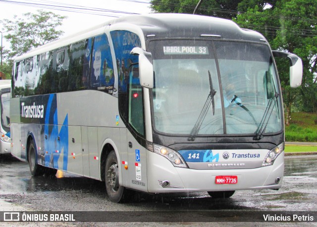 Transtusa - Transporte e Turismo Santo Antônio 141 na cidade de Joinville, Santa Catarina, Brasil, por Vinicius Petris. ID da foto: 8830358.