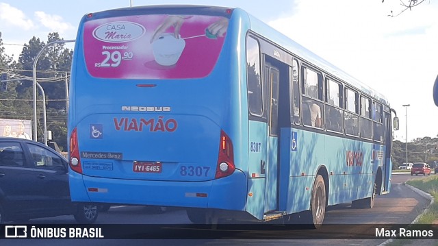 Empresa de Transporte Coletivo Viamão 8307 na cidade de Viamão, Rio Grande do Sul, Brasil, por Max Ramos. ID da foto: 8830057.