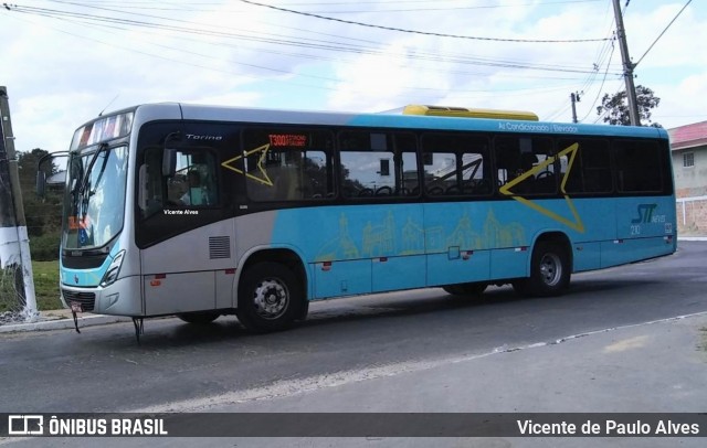 Justinópolis Transportes 210 na cidade de Ribeirão das Neves, Minas Gerais, Brasil, por Vicente de Paulo Alves. ID da foto: 8829722.