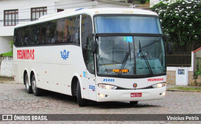 Reunidas Transportes Coletivos 25205 na cidade de Joinville, Santa Catarina, Brasil, por Vinicius Petris. ID da foto: 8830351.