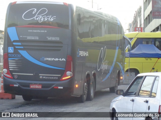Empresa de Ônibus Nossa Senhora da Penha 53009 na cidade de Rio de Janeiro, Rio de Janeiro, Brasil, por Leonardo Guedes de Sá. Número da foto: #8830025.