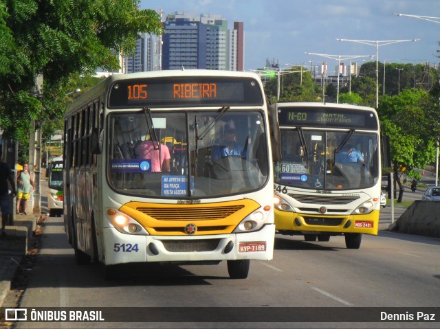 Via Sul TransFlor 5124 na cidade de Natal, Rio Grande do Norte, Brasil, por Dennis Paz. ID da foto: 8830155.