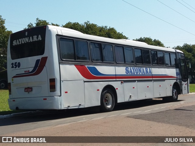 Sayonara - Auto Viação Monte Alverne 250 na cidade de Esteio, Rio Grande do Sul, Brasil, por JULIO SILVA. ID da foto: 8831470.