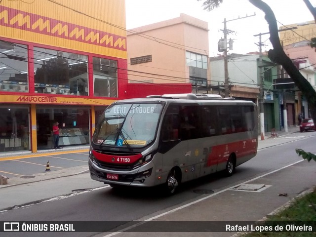 Pêssego Transportes 4 7150 na cidade de São Paulo, São Paulo, Brasil, por Rafael Lopes de Oliveira. ID da foto: 8828758.