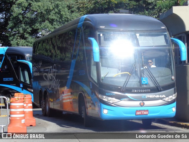 Empresa de Ônibus Nossa Senhora da Penha 52004 na cidade de São Paulo, São Paulo, Brasil, por Leonardo Guedes de Sá. ID da foto: 8830718.