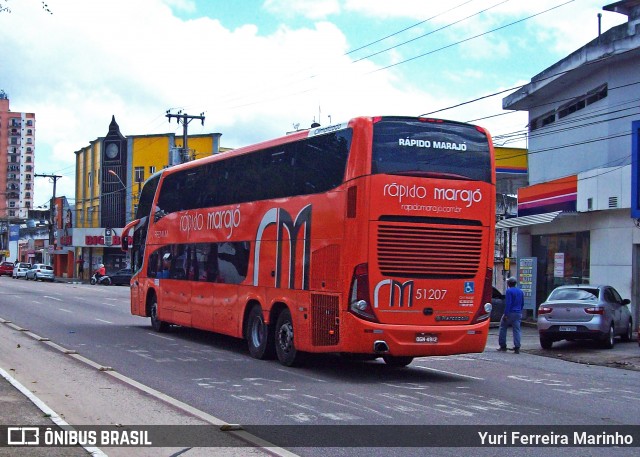 Rápido Marajó 51207 na cidade de Belém, Pará, Brasil, por Yuri Ferreira Marinho. ID da foto: 8828675.