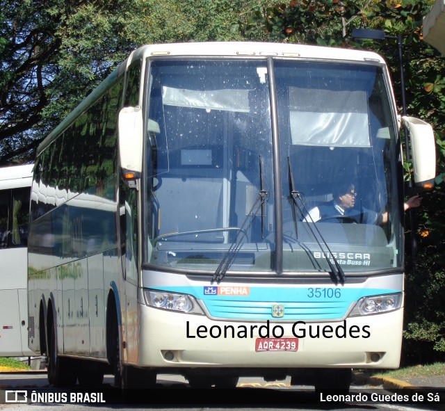 Empresa de Ônibus Nossa Senhora da Penha 35106 na cidade de São Paulo, São Paulo, Brasil, por Leonardo Guedes de Sá. ID da foto: 8830236.