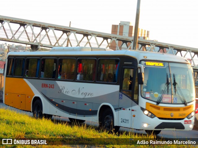 Rio Negro Fretamento e Turismo 24311 na cidade de Belo Horizonte, Minas Gerais, Brasil, por Adão Raimundo Marcelino. ID da foto: 8783917.