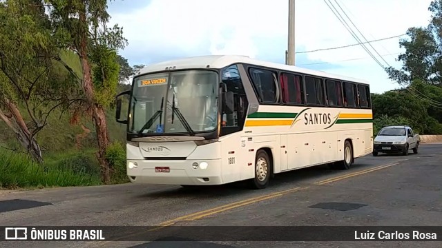 Viação Santos 1801 na cidade de Juiz de Fora, Minas Gerais, Brasil, por Luiz Carlos Rosa. ID da foto: 8781159.