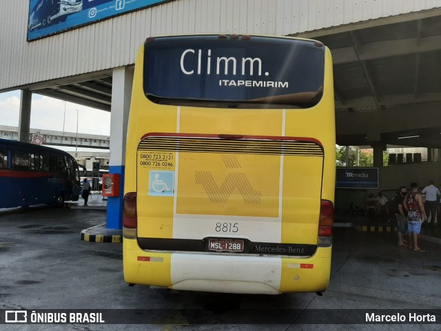 Viação Itapemirim 8815 na cidade de Rio de Janeiro, Rio de Janeiro, Brasil, por Marcelo Horta. ID da foto: 8783989.