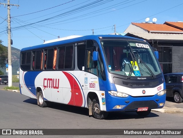 CMW Transportes 1081 na cidade de Bragança Paulista, São Paulo, Brasil, por Matheus Augusto Balthazar. ID da foto: 8781371.