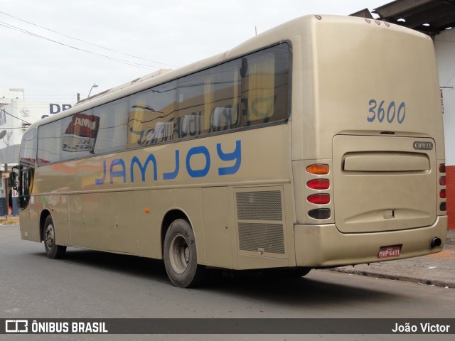 Viação Jam Joy 3600 na cidade de Imperatriz, Maranhão, Brasil, por João Victor. ID da foto: 8782769.