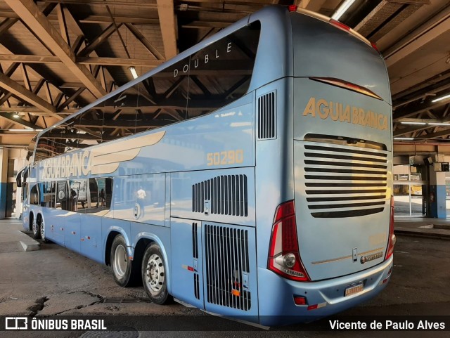 Viação Águia Branca 50290 na cidade de Rio de Janeiro, Rio de Janeiro, Brasil, por Vicente de Paulo Alves. ID da foto: 8783741.