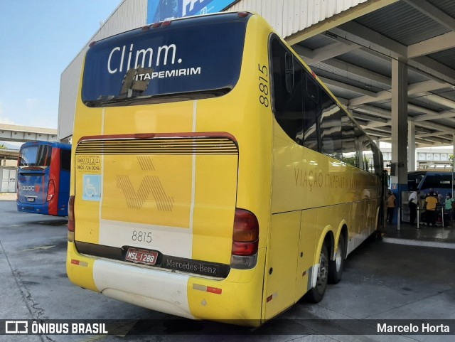 Viação Itapemirim 8815 na cidade de Rio de Janeiro, Rio de Janeiro, Brasil, por Marcelo Horta. Número da foto: #8781283.