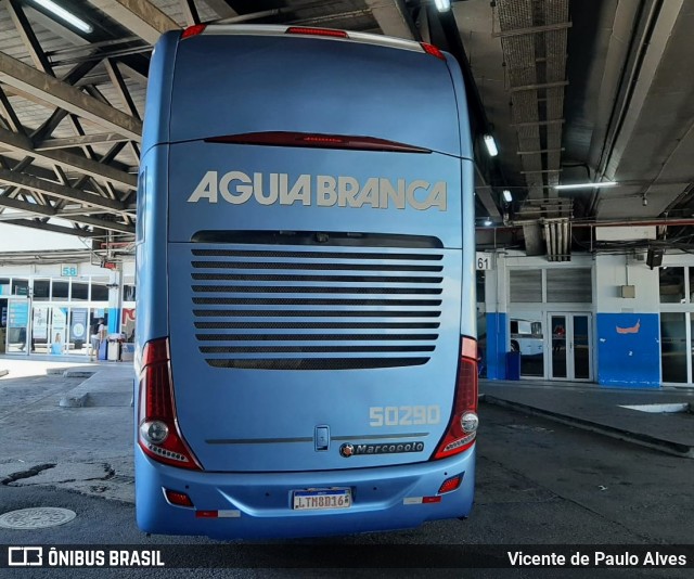 Viação Águia Branca 50290 na cidade de Rio de Janeiro, Rio de Janeiro, Brasil, por Vicente de Paulo Alves. Número da foto: #8783747.