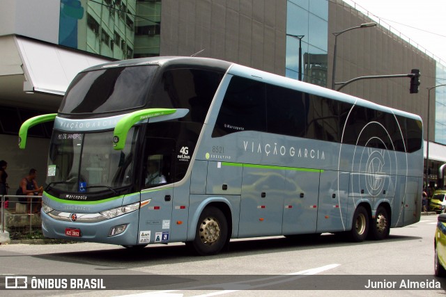 Viação Garcia 8521 na cidade de Rio de Janeiro, Rio de Janeiro, Brasil, por Junior Almeida. ID da foto: 8782955.