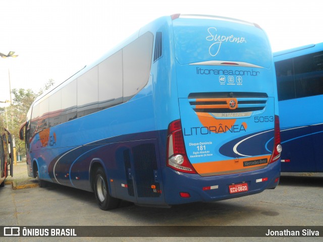 Litorânea Transportes Coletivos 5053 na cidade de São Paulo, São Paulo, Brasil, por Jonathan Silva. ID da foto: 8780841.