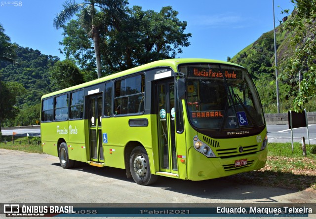 Viação Paraíso Verde 05 na cidade de Magé, Rio de Janeiro, Brasil, por Eduardo  Marques Teixeira. Número da foto: #8782666.