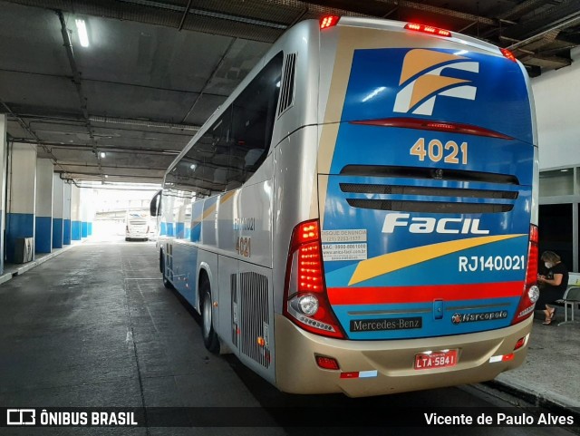 Fácil Transportes e Turismo RJ 140.021 na cidade de Rio de Janeiro, Rio de Janeiro, Brasil, por Vicente de Paulo Alves. ID da foto: 8783291.