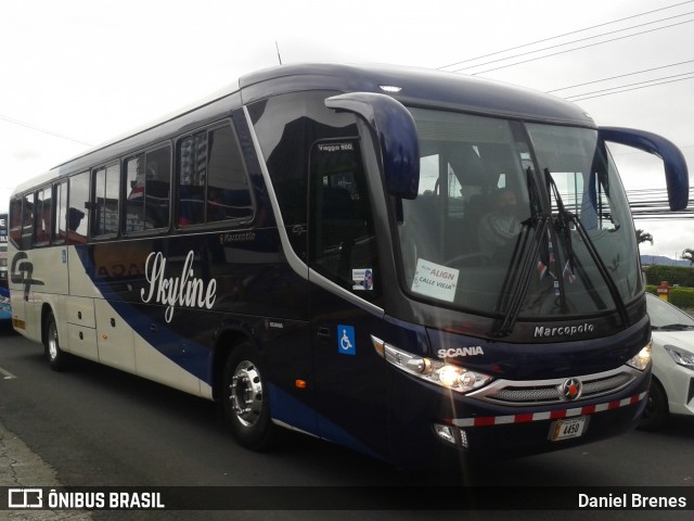 Transportes Skyline HB 4450 na cidade de Curridabat, Curridabat, San José, Costa Rica, por Daniel Brenes. ID da foto: 8831888.