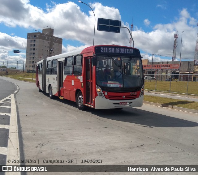 Itajaí Transportes Coletivos 2963 na cidade de Campinas, São Paulo, Brasil, por Henrique Alves de Paula Silva. Número da foto: #8833751.