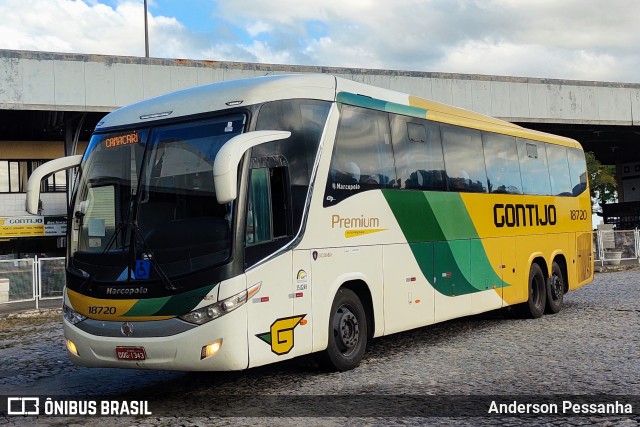 Empresa Gontijo de Transportes 18720 na cidade de Campos dos Goytacazes, Rio de Janeiro, Brasil, por Anderson Pessanha. ID da foto: 8832525.