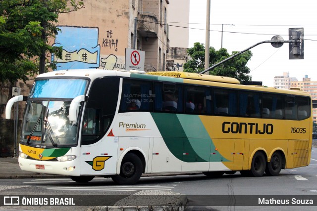 Empresa Gontijo de Transportes 16035 na cidade de Belo Horizonte, Minas Gerais, Brasil, por Matheus Souza. ID da foto: 8836503.