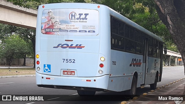 SOUL - Sociedade de Ônibus União Ltda. 7552 na cidade de Porto Alegre, Rio Grande do Sul, Brasil, por Max Ramos. Número da foto: #8834526.