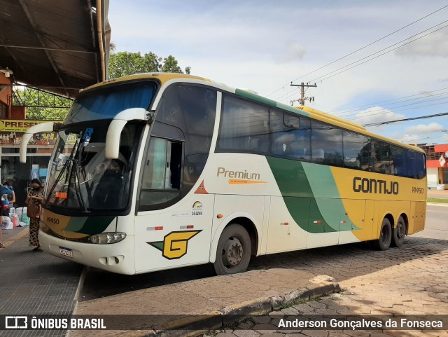 Empresa Gontijo de Transportes 14450 na cidade de Várzea Grande, Mato Grosso, Brasil, por Anderson Gonçalves da Fonseca. ID da foto: 8836996.