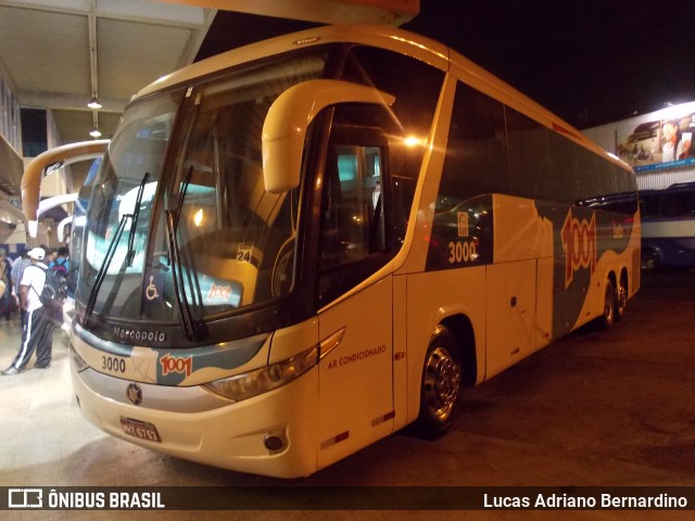 Auto Viação 1001 3000 na cidade de Rio de Janeiro, Rio de Janeiro, Brasil, por Lucas Adriano Bernardino. ID da foto: 8835922.