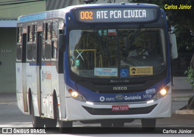 Rápido Araguaia 50708 na cidade de Goiânia, Goiás, Brasil, por Carlos Júnior. ID da foto: 8836189.