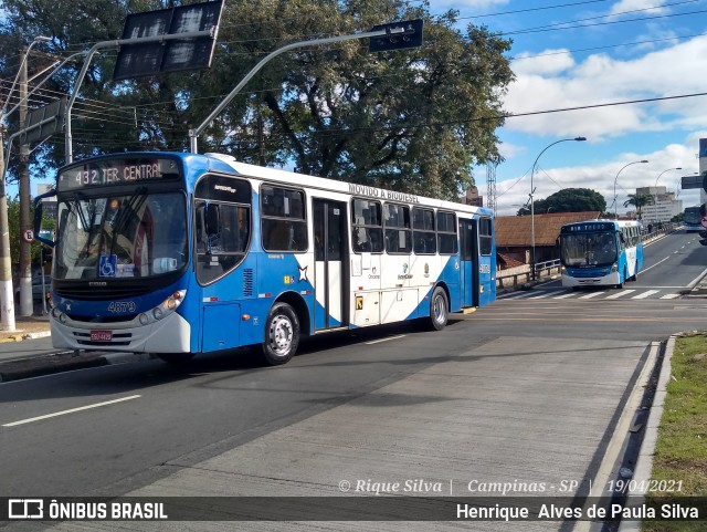 Onicamp Transporte Coletivo 4879 na cidade de Campinas, São Paulo, Brasil, por Henrique Alves de Paula Silva. ID da foto: 8834628.