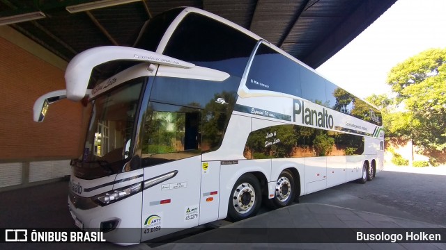 Planalto Transportes 2554 na cidade de Santa Maria, Rio Grande do Sul, Brasil, por Busologo Holken. Número da foto: #8838425.