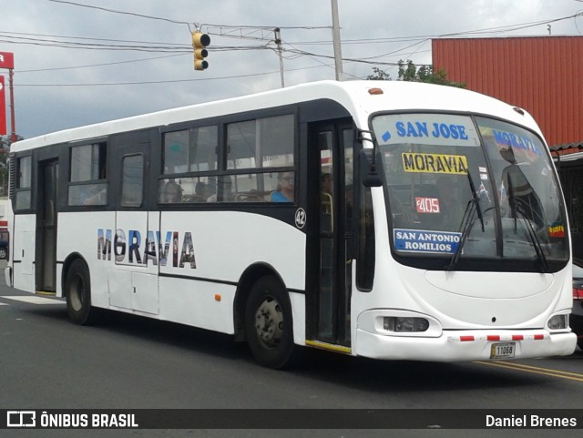 AMSA - Autotransportes Moravia 63 na cidade de San Vicente, Moravia, San José, Costa Rica, por Daniel Brenes. ID da foto: 8837492.