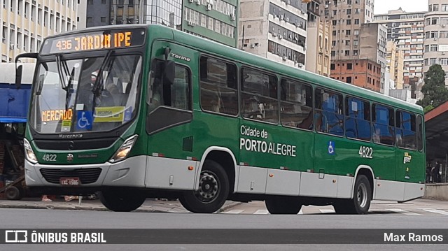 Auto Viação Presidente Vargas 4822 na cidade de Porto Alegre, Rio Grande do Sul, Brasil, por Max Ramos. ID da foto: 8839751.