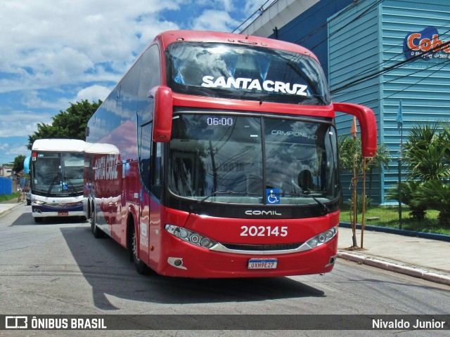 Viação Santa Cruz 202145 na cidade de São Paulo, São Paulo, Brasil, por Nivaldo Junior. ID da foto: 8838125.