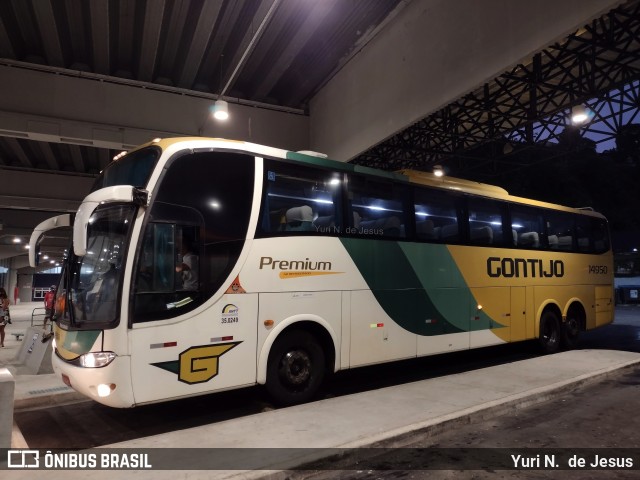 Empresa Gontijo de Transportes 14950 na cidade de Santos, São Paulo, Brasil, por Yuri N.  de Jesus. ID da foto: 8838534.