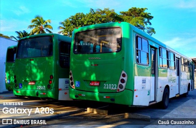 OT Trans - Ótima Salvador Transportes 21022 na cidade de Salvador, Bahia, Brasil, por Cauã Cauazinho. Número da foto: #8838558.