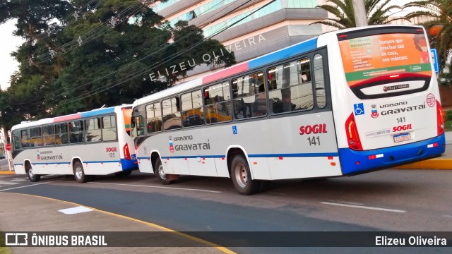 SOGIL - Sociedade de Ônibus Gigante Ltda. 141 na cidade de Gravataí, Rio Grande do Sul, Brasil, por Elizeu Oliveira. Número da foto: #8839010.