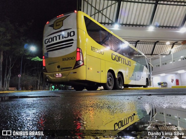 Empresa Gontijo de Transportes 18200 na cidade de Franca, São Paulo, Brasil, por Danilo Lima Silva. ID da foto: 8838678.