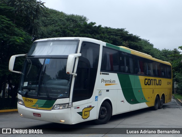 Empresa Gontijo de Transportes 12245 na cidade de São Paulo, São Paulo, Brasil, por Lucas Adriano Bernardino. ID da foto: 8841282.