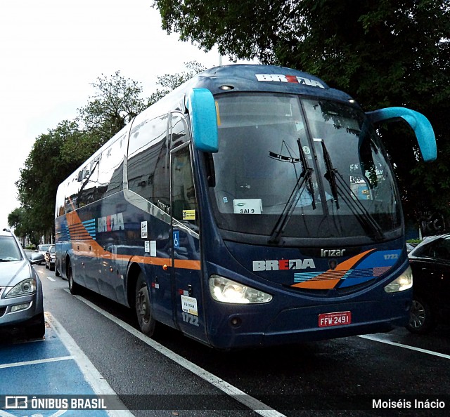 Breda Transportes e Serviços 1722 na cidade de Cubatão, São Paulo, Brasil, por Moiséis Inácio. ID da foto: 8842362.