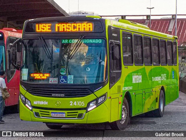 Viação Fortaleza 2.4.105 na cidade de Niterói, Rio de Janeiro, Brasil, por Gabriel Brook. Número da foto: #8842138.
