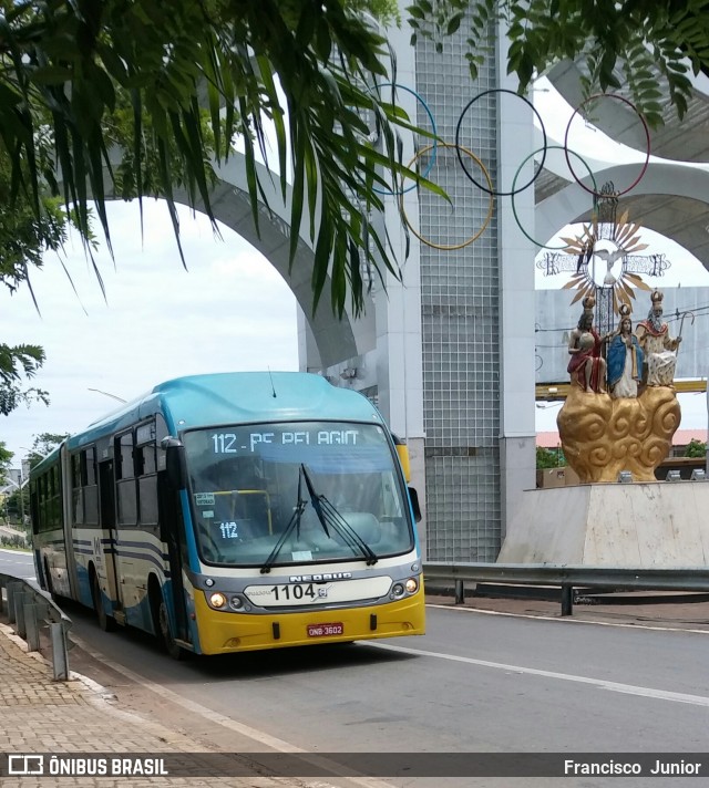 Metrobus 1104 na cidade de Trindade, Goiás, Brasil, por Francisco  Junior. Número da foto: #8840784.