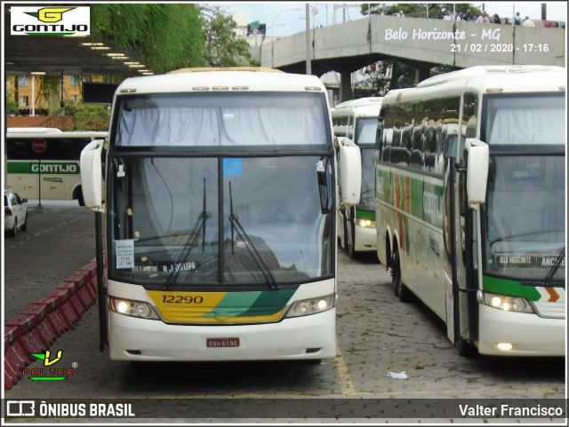 Empresa Gontijo de Transportes 12290 na cidade de Belo Horizonte, Minas Gerais, Brasil, por Valter Francisco. ID da foto: 8840248.