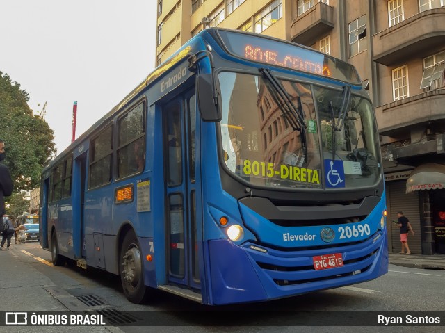 Viação Torres 20690 na cidade de Belo Horizonte, Minas Gerais, Brasil, por Ryan Santos. ID da foto: 8842853.